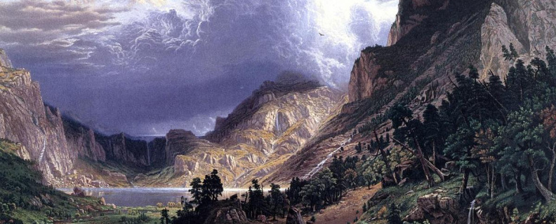 По горам две хмурых тучи...