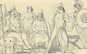 Илиада. Песнь восемнадцатая. Отрывок из песни изготовление оружия