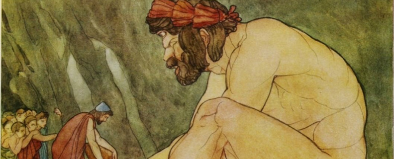 Одиссей на острове циклопов. Полифем