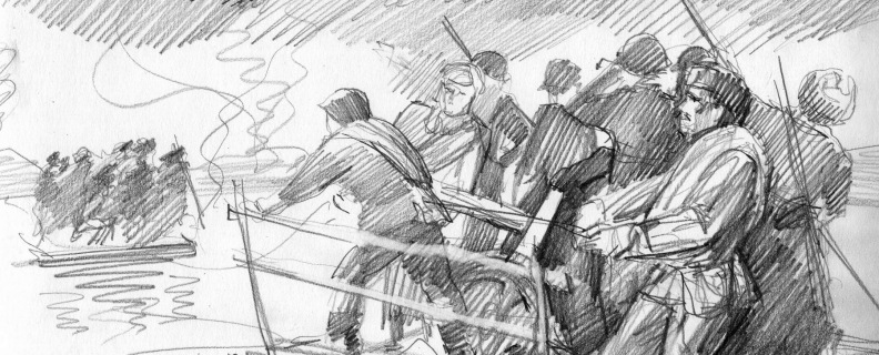 Василий Тёркин. Переправа