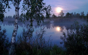 Вот уж вечер. Роса…