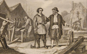 Пётр и плотник